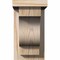 Ekena Millwork Newport Smooth Corbel w/Backplate, Douglas Fir, 5 1/2"W x 10"D x 10"H COR06X10X10NEW01SDF - alternate 2